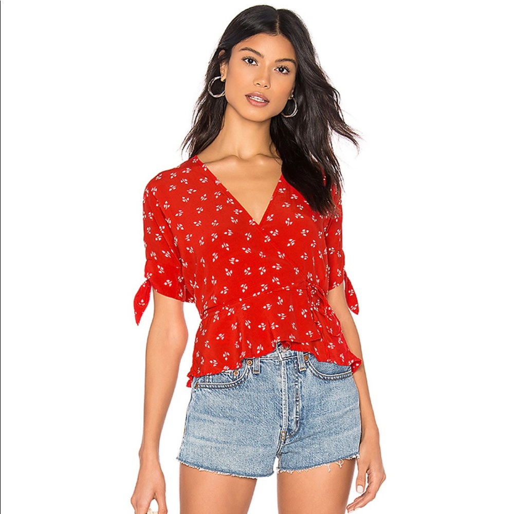 Lucy Wrap Top from Faithfull The Brand